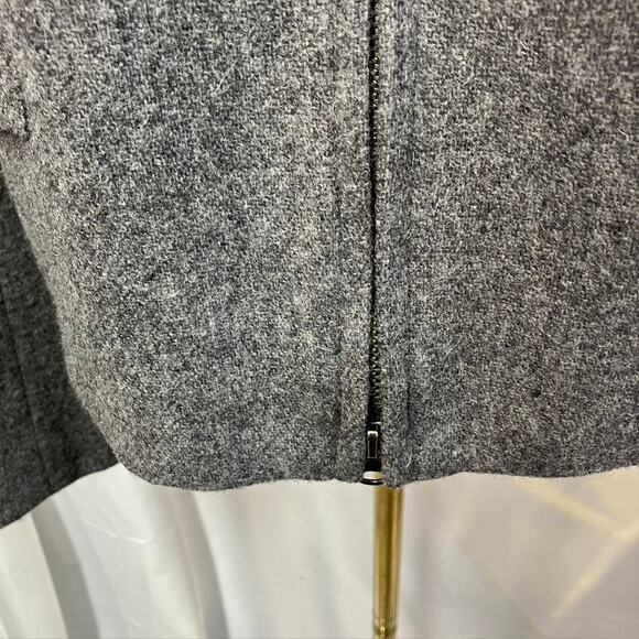 Vintage 80's Clifford &‎ Wills Wool Zip up Grey Jacket Womens 8 Classic - Picture 5 of 13
